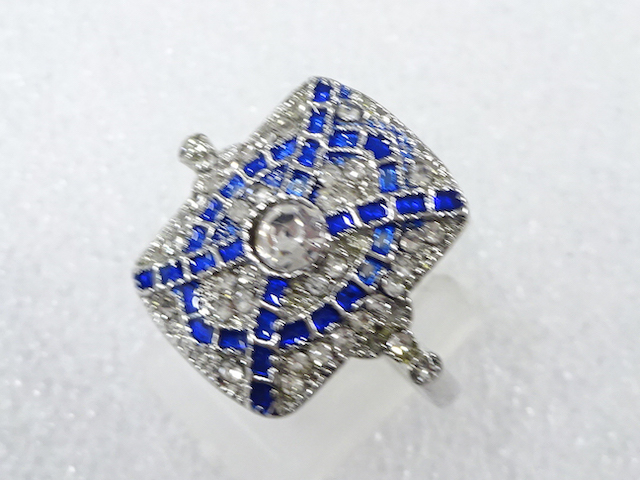 CRYSTAL FASHION RING / JP SIZE 21